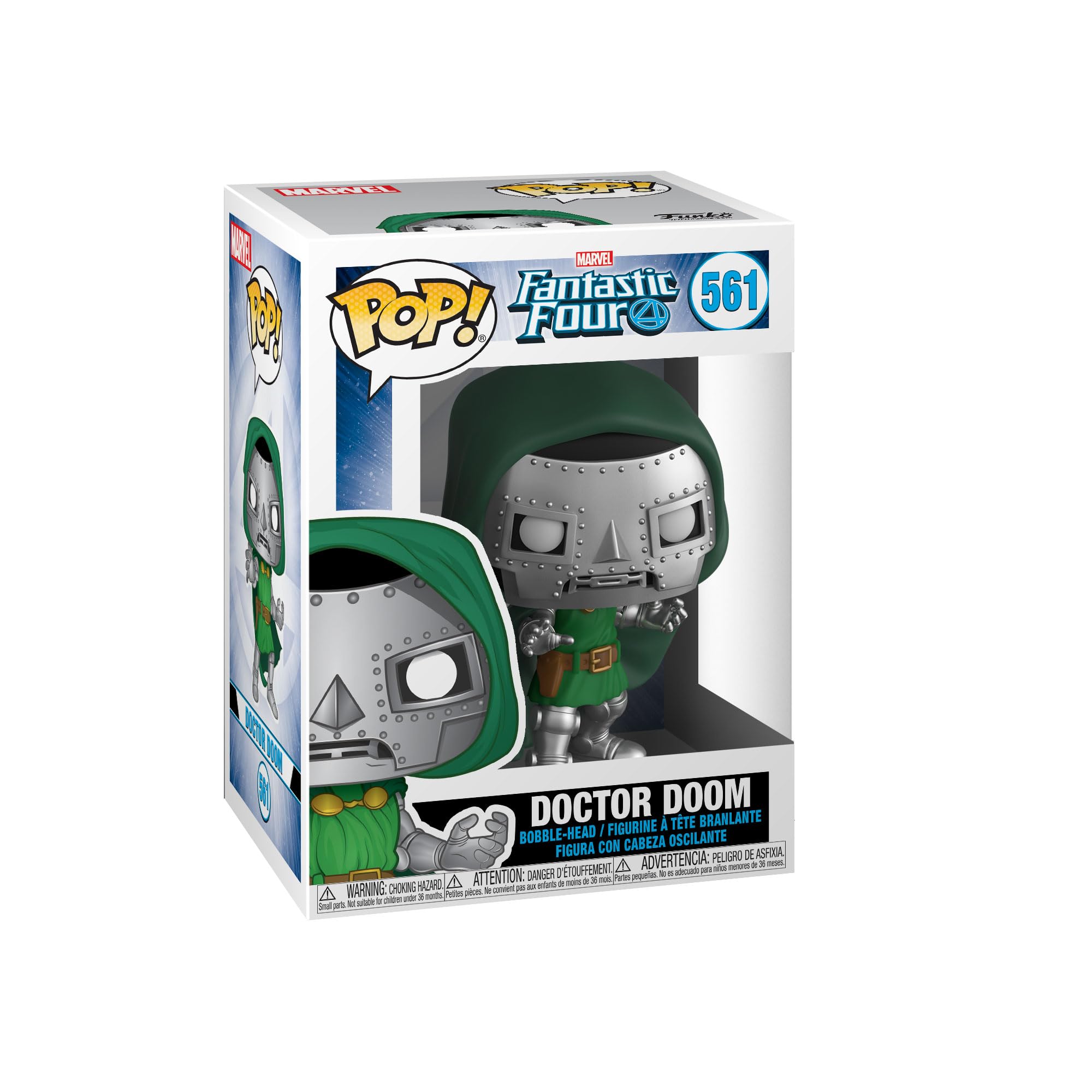 Funko Pop! Marvel: Fantastic Four - Doctor Dr. Doom - Collectable Vinyl Figure - Gift Idea - Official Merchandise - Toys for Kids & Adults - Comic Books Fans - Model Figure for Collectors and Display