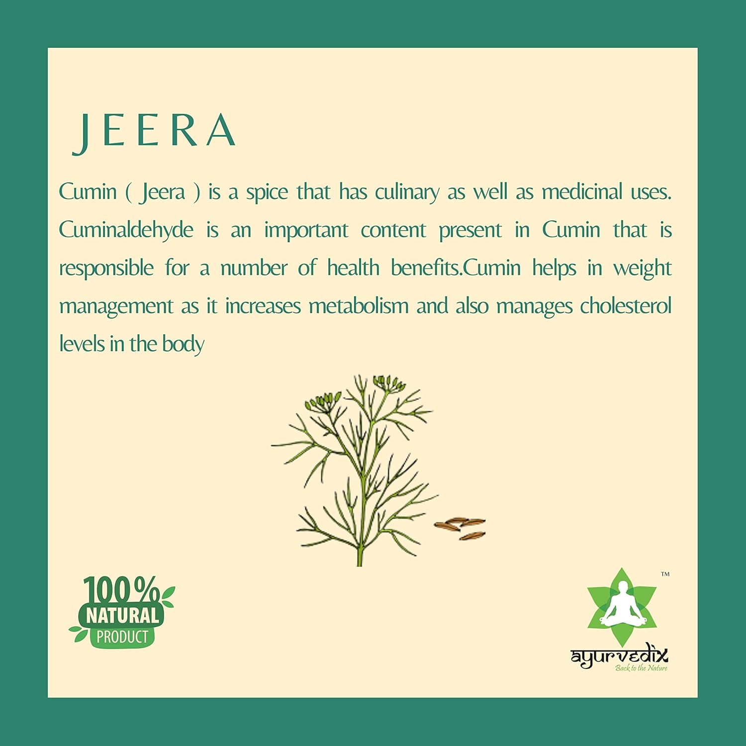 Jeera Ark | All Natural Cumin Water Distillate |Weight Manag...