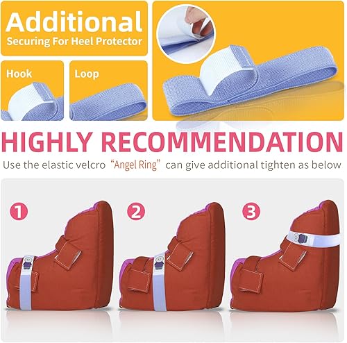 Miniatura 6 de Protector de talón de espuma de cáscara de huevo, cojín de almohada para úlceras por presión, almohada de pie para pacientes postrados en cama,