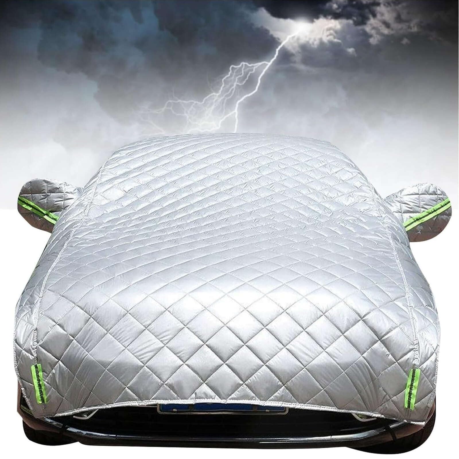 Bache Voiture Exterieur Anti Grele pour Ford Capri EV 2024-2026, Étanche Housse Voiture avec Doublure en Coton, Exterieur Housses de Protection Contre Soleil Pluie Neige UV