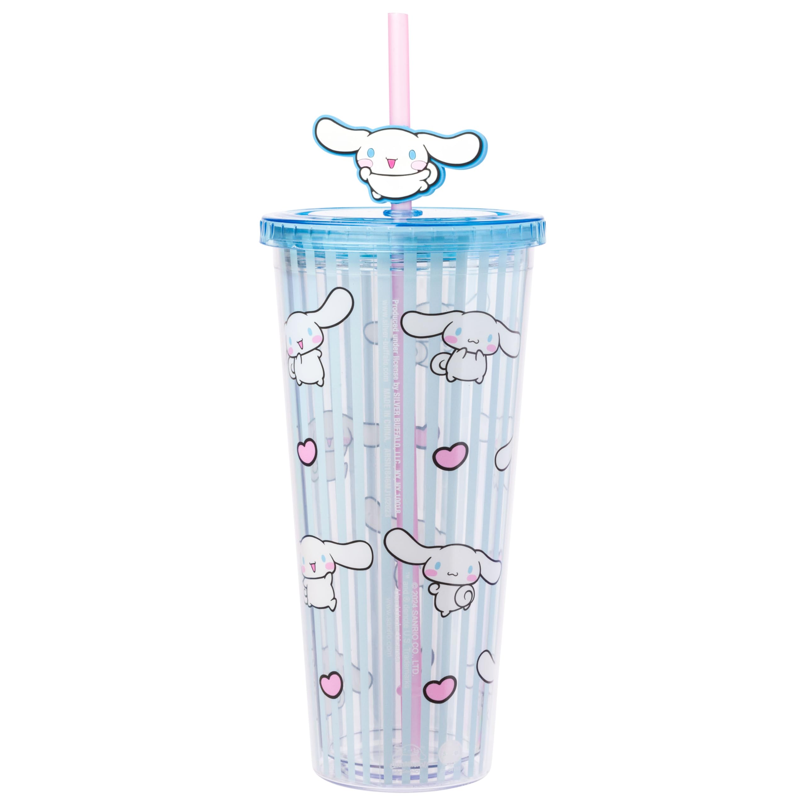 Silver Buffalo Sanrio Hello Kitty and Friends Cinnamoroll Plastic