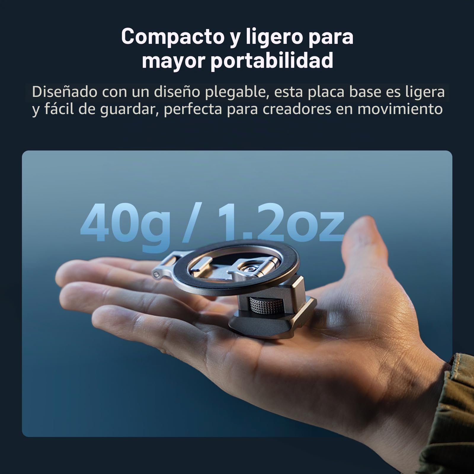 SMALLRIG Soporte de metal para teléfono móvil con placa base para Arca Standard compatible con DJI RS 4 Mini, soporte para teléfono móvil con zapata de accesorios, soporte de trípode para iPhone 17/16