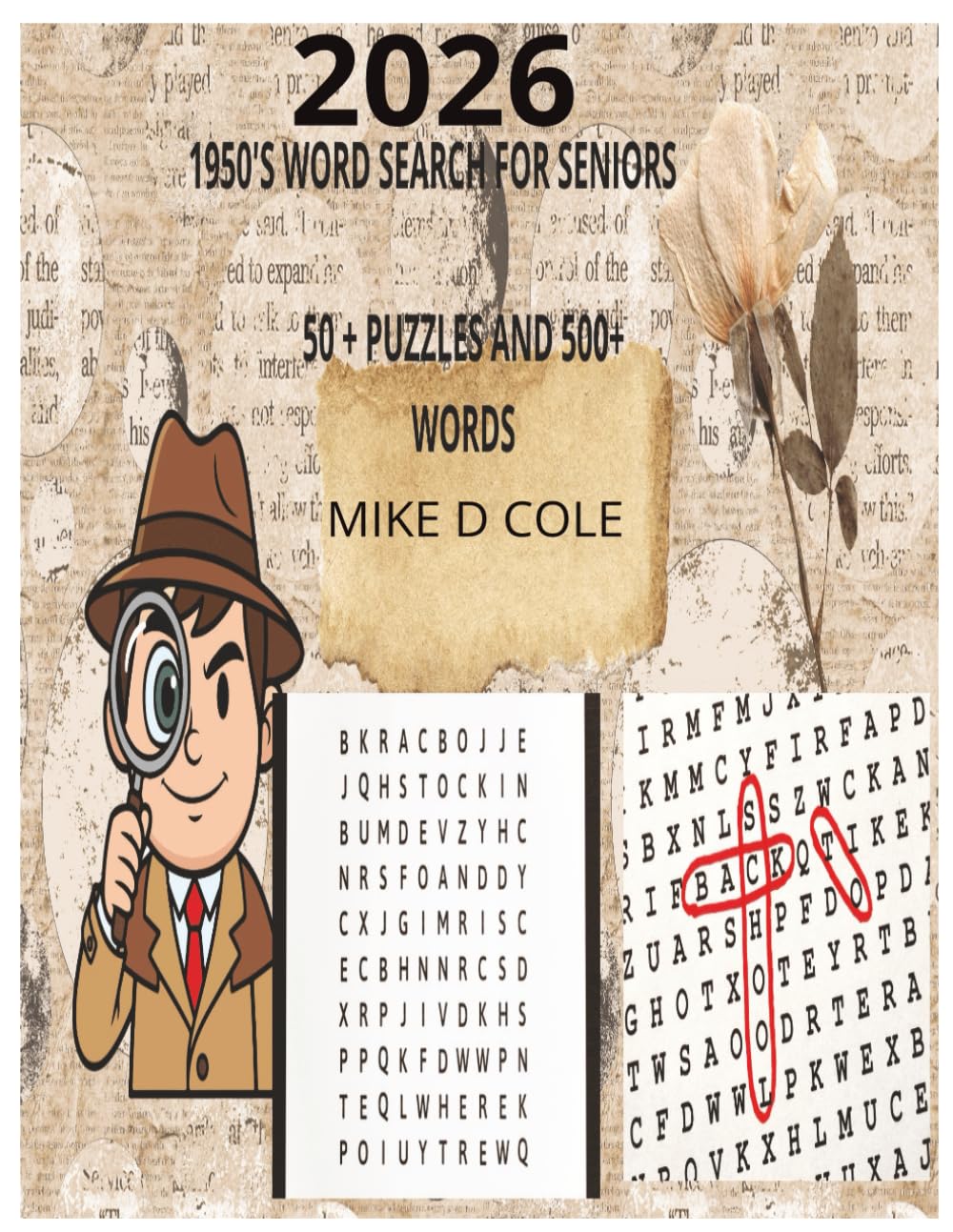 2026 1950's Word search for seniors