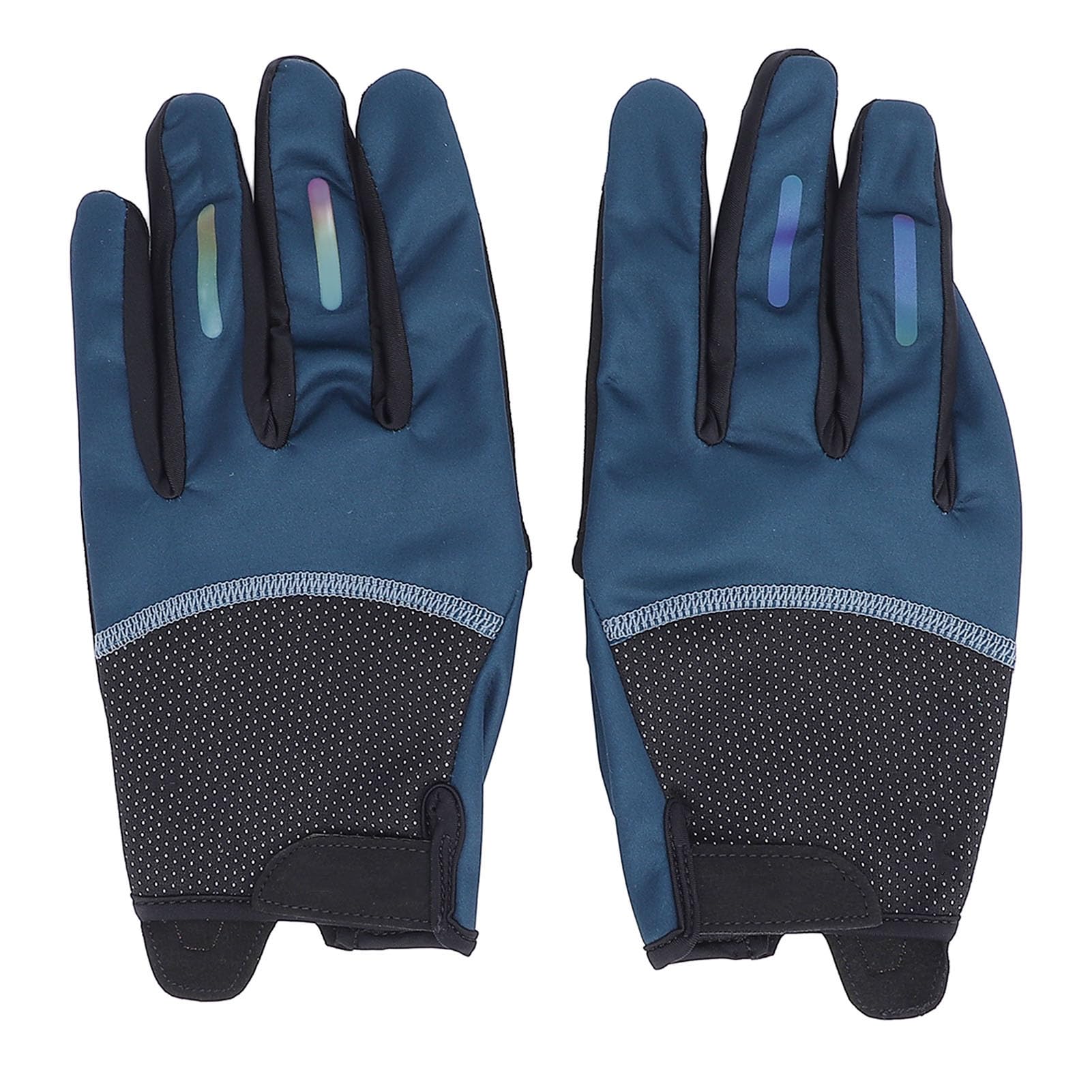 Gants de cyclisme à doigts complets, gants de moto pour homme et femme, gants de sport de plein air antidérapants avec tissu respirant et poignet réglable, gants d'équitation durables pour