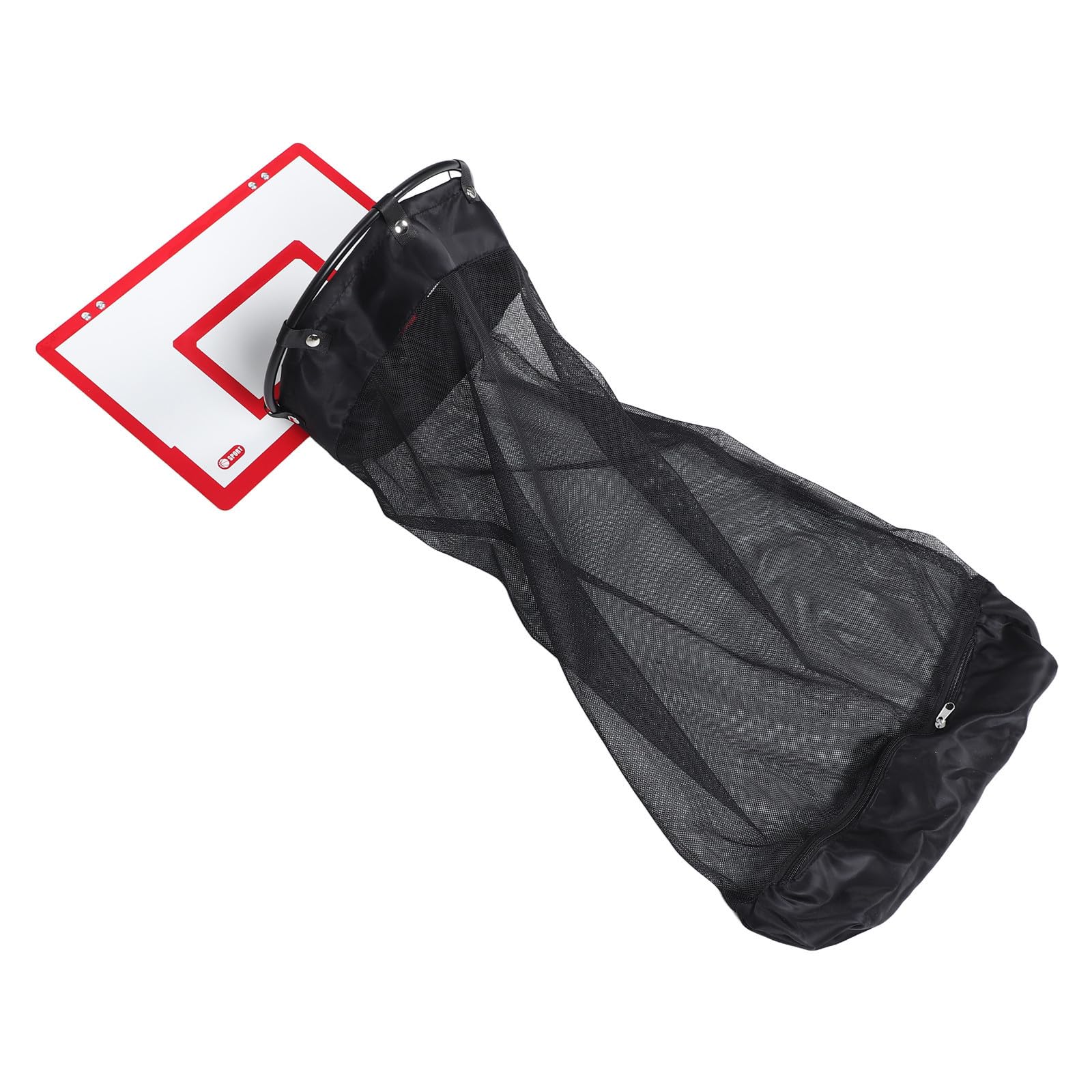 Tofficu Cesto Portabiancheria senza Necessità di Forare da Appendere a Porta con Canestro da Basket in Legno e Rete, Ventilazione Ottimale per Camera da Letto e Dormitorio