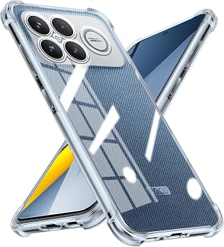 AIRBAG Case for Xiaomi Poco F8 Ultra Phone Case Protector, TPU Shockproof Cover, Soft, Slim Fit, Anti-Scratch Protection, Clear