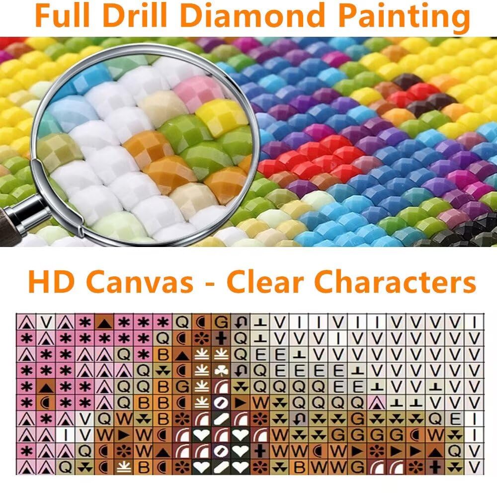 Diamond Painting Menschen Instrumental Diamond Painting Erwachsene xxl,DIY 5D Malen nach Zahlen Diamant Set Frauen,Diamant Stickerei Basteln Set Geschenke für Frauen Deko Schlafzimmer 90x180cm j-706