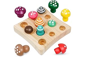 Montessori Wooden Mushroom Play tent