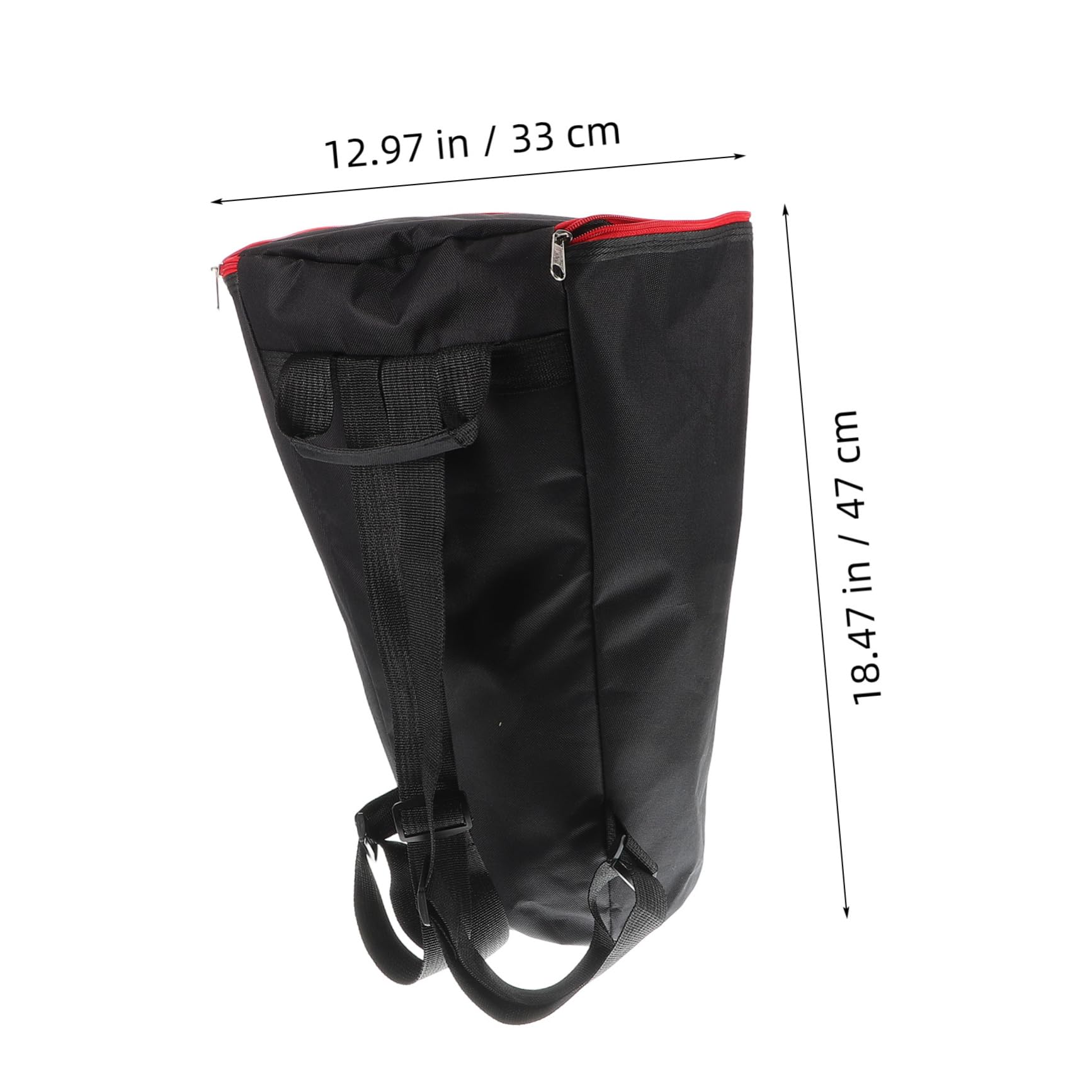 Totority Inch African Drum Bag Construction Percussion Instrument Case Artistic Detailing for Drummers