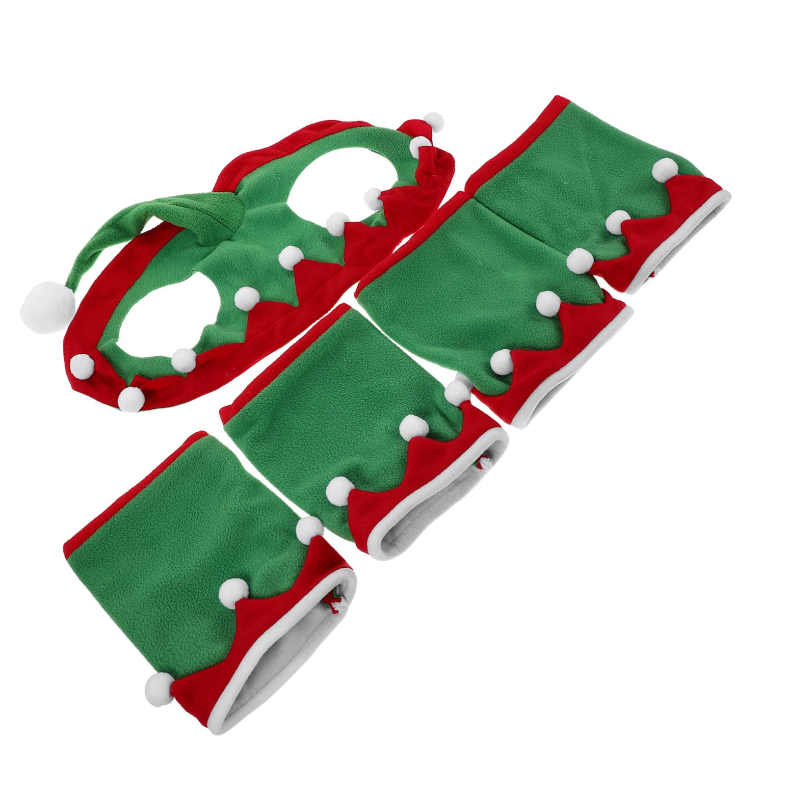 BESTonZON Pferdehut Kostüm Und Pferdebeinwickel Set Weihnachtspferdekostüm Für Paraden Und Feiertagsparty Atmungsaktives Pferdeaccessoire Für Spring- Und Trailreiten