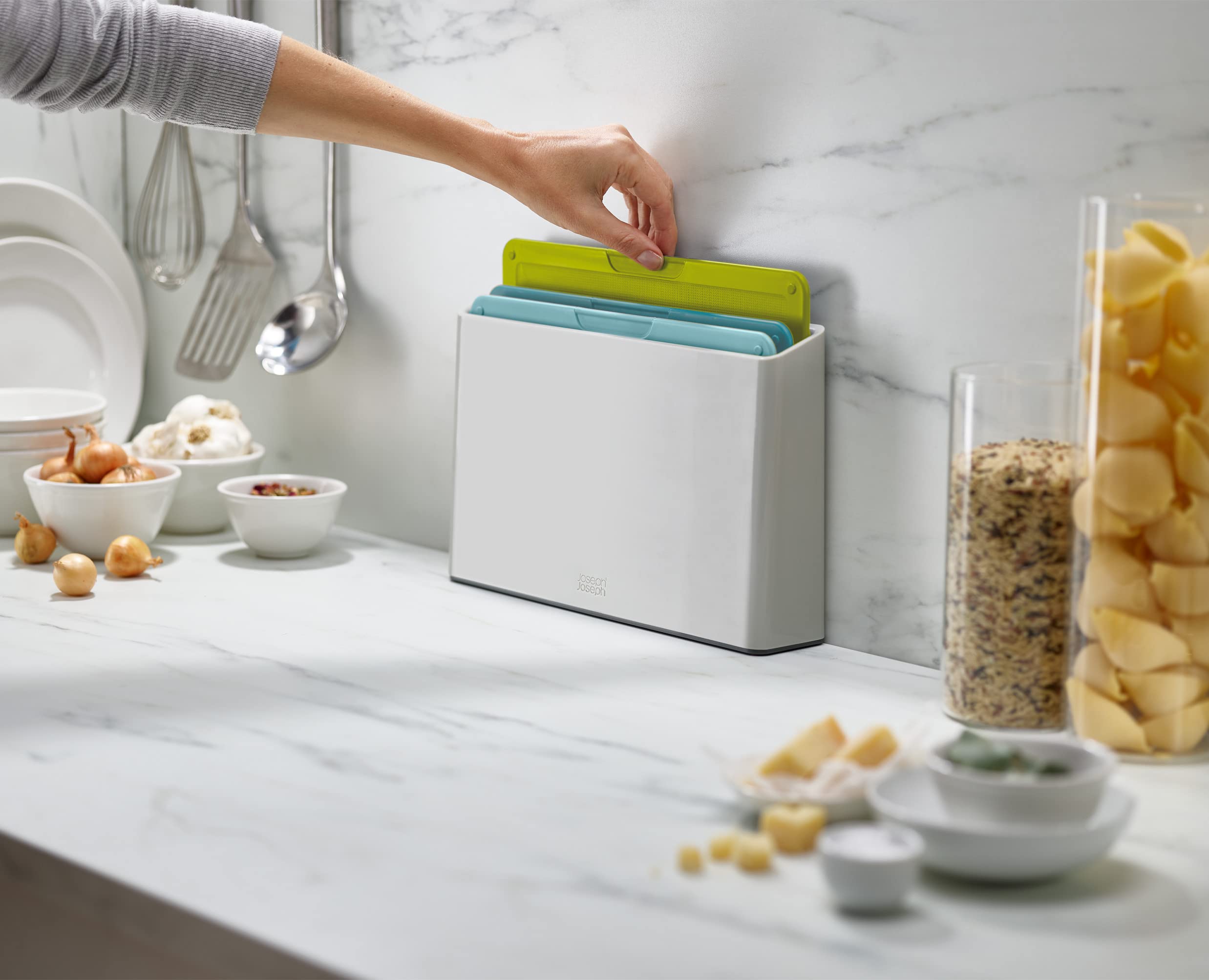 Set 3 Taglieri Joseph Joseph Con Custodia - Antiscivolo E Codice Colore Per Igiene - Foto 8