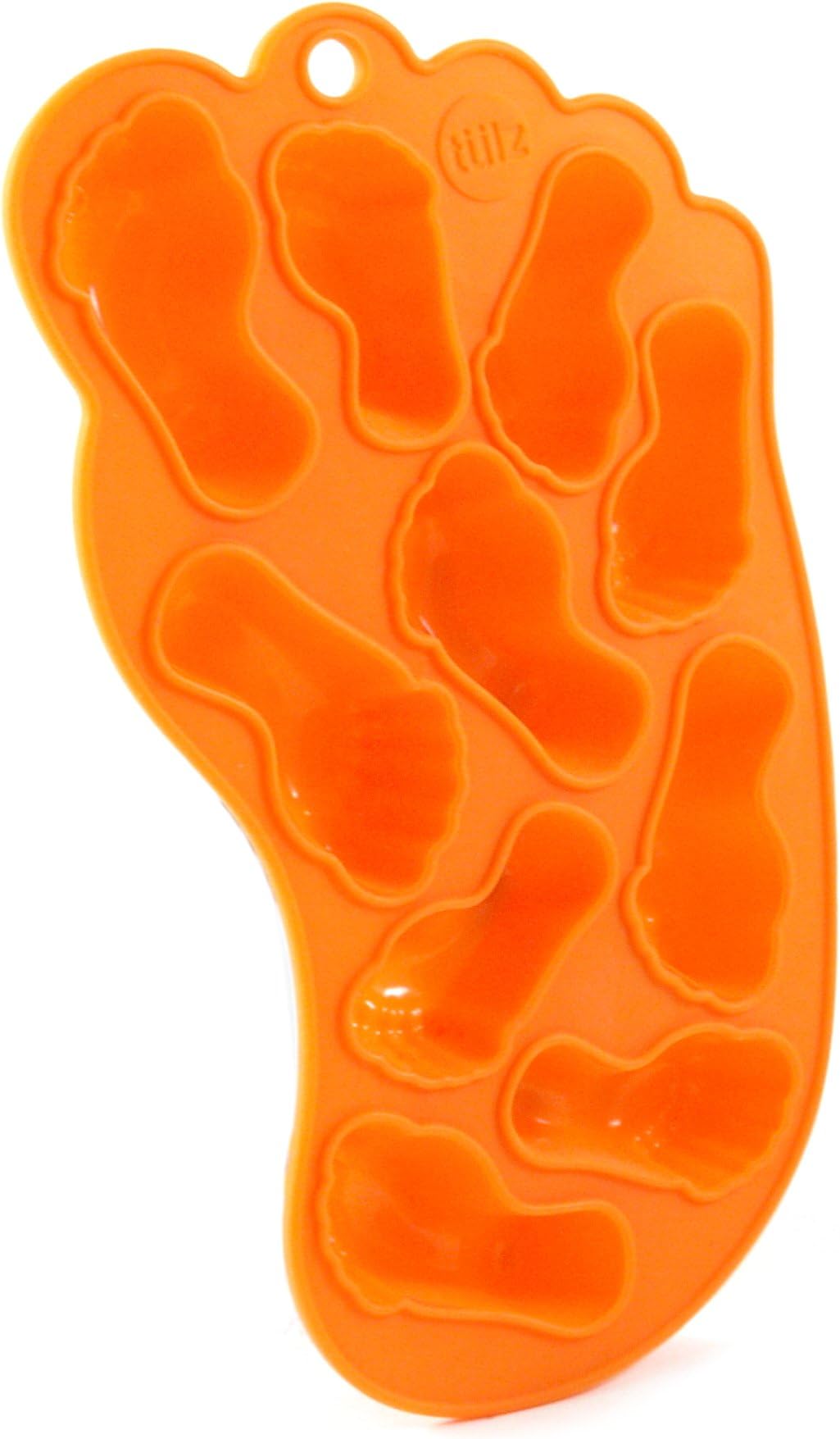 Ice Cube Mold, Silicone, Foot Shape