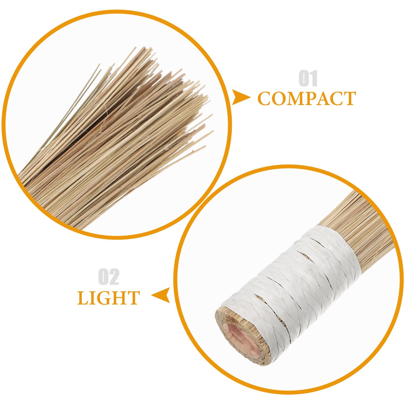 Cepillo para Fregar de Natural, 2 Piezas, Tamaño Mediano, Cerdas Seguras para Antiadherentes, Limpieza Rápida y Multiusos para Platos de Cocina y Ollas Multifunción, Portátil