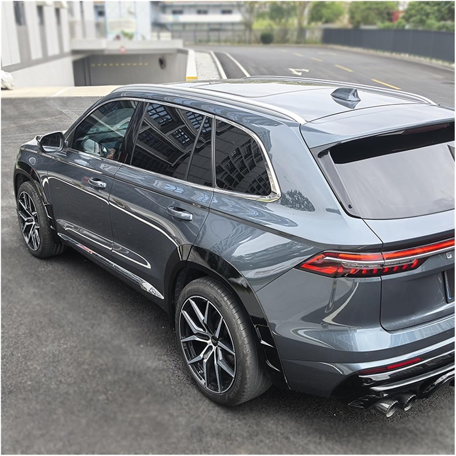 Compatible With Geely Monjaro Xingyue L 2021 to 2026 Car Wide Bodykit Fender Flares Arch Wheel Eyebrow Lip Protector Trims Tuning Accessorie