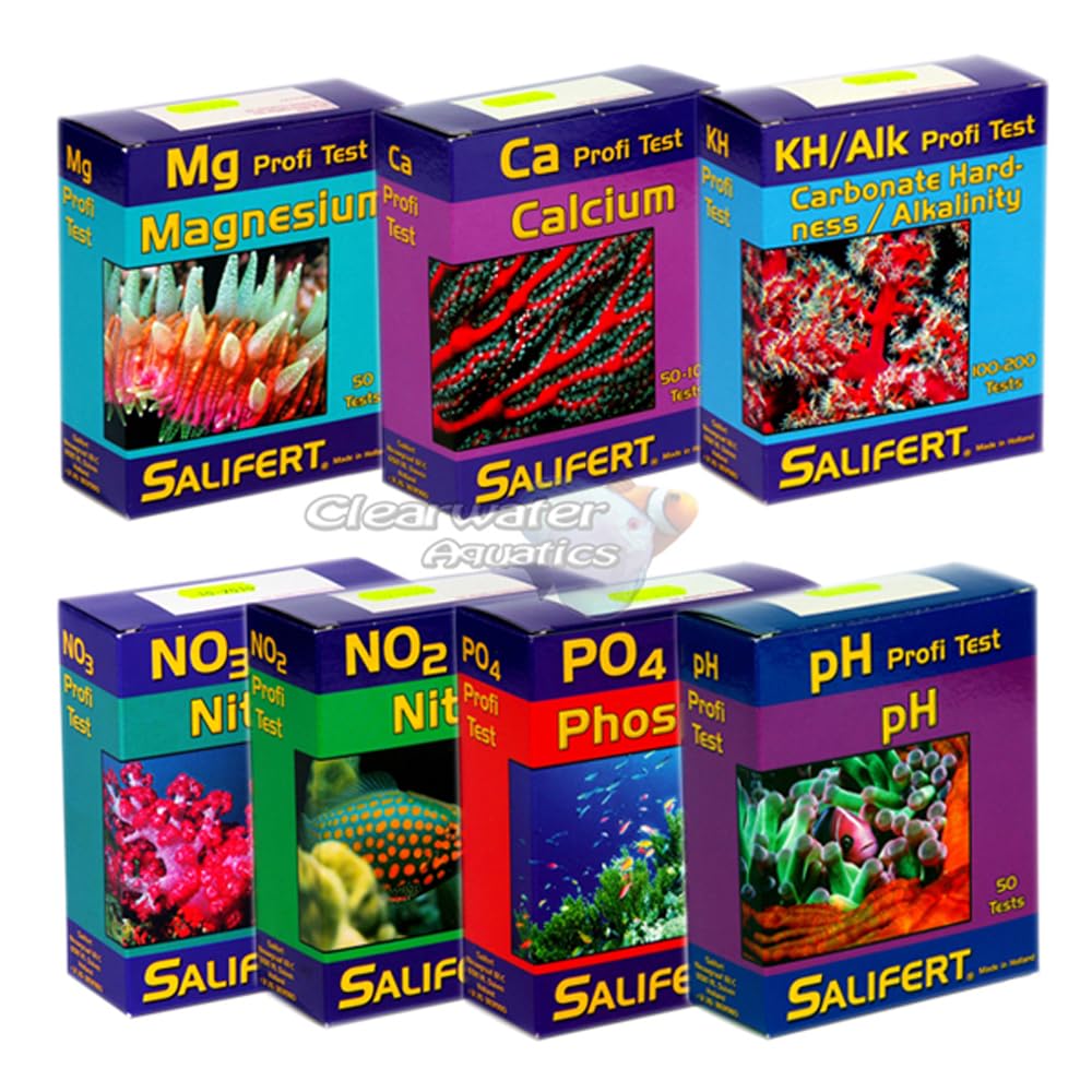 CWA SALIFERT TEST KIT SET MARINE REEF SALTWATER CORAL AQUARIUM FISH TANK FULL SET