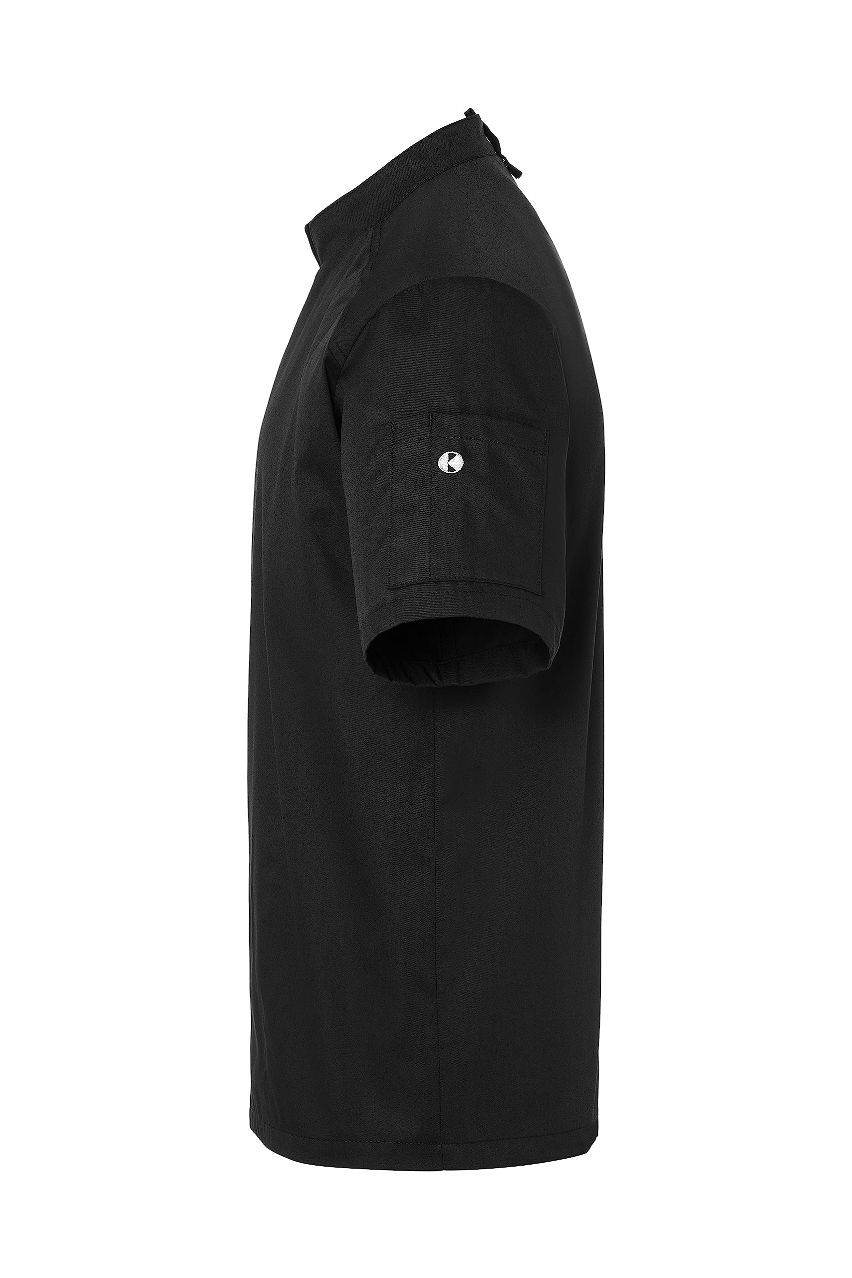 Karlowsky JM 29 PASSION MODERN-LOOK Kurzarm Kochjacke, 50% Polyester/50% Baumwolle, Schwarz, Größe 56
