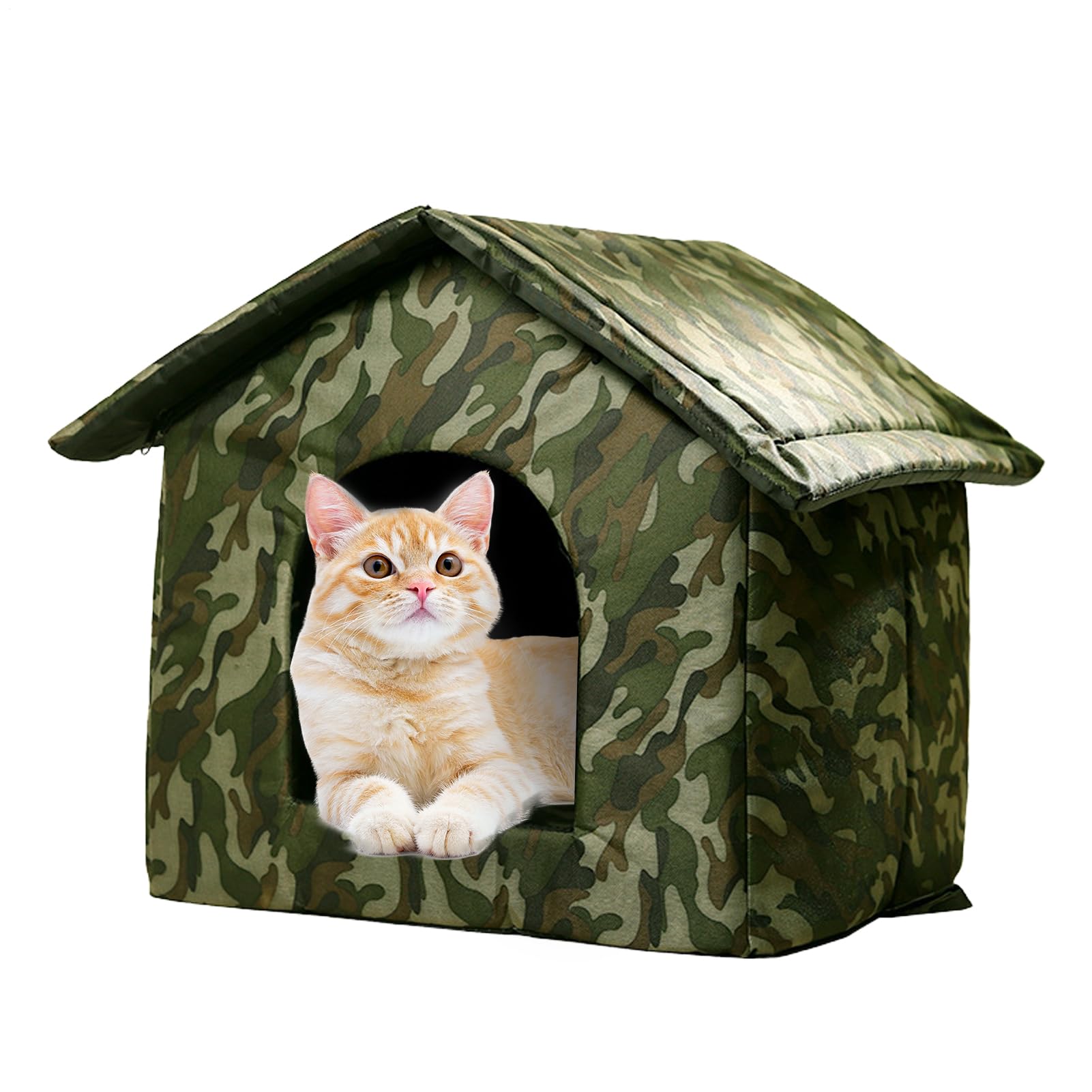 Cuccia per cani da esterno, antivento, antiscivolo, impermeabile | Cuccia isolata per cani e cuccioli, per gattini, cuccioli, gatti selvatici all'aperto