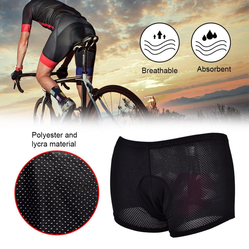Męskie spodnie rowerowe 3D, wyściełane, żelowe spodnie rowerowe 3D, dla mężczyzn i kobiet, unisex, do jazdy na rowerze, spodnie, oddychające, szybkoschnące, do użytku na zewnątrz - M, L, XL, XXL, XXXL