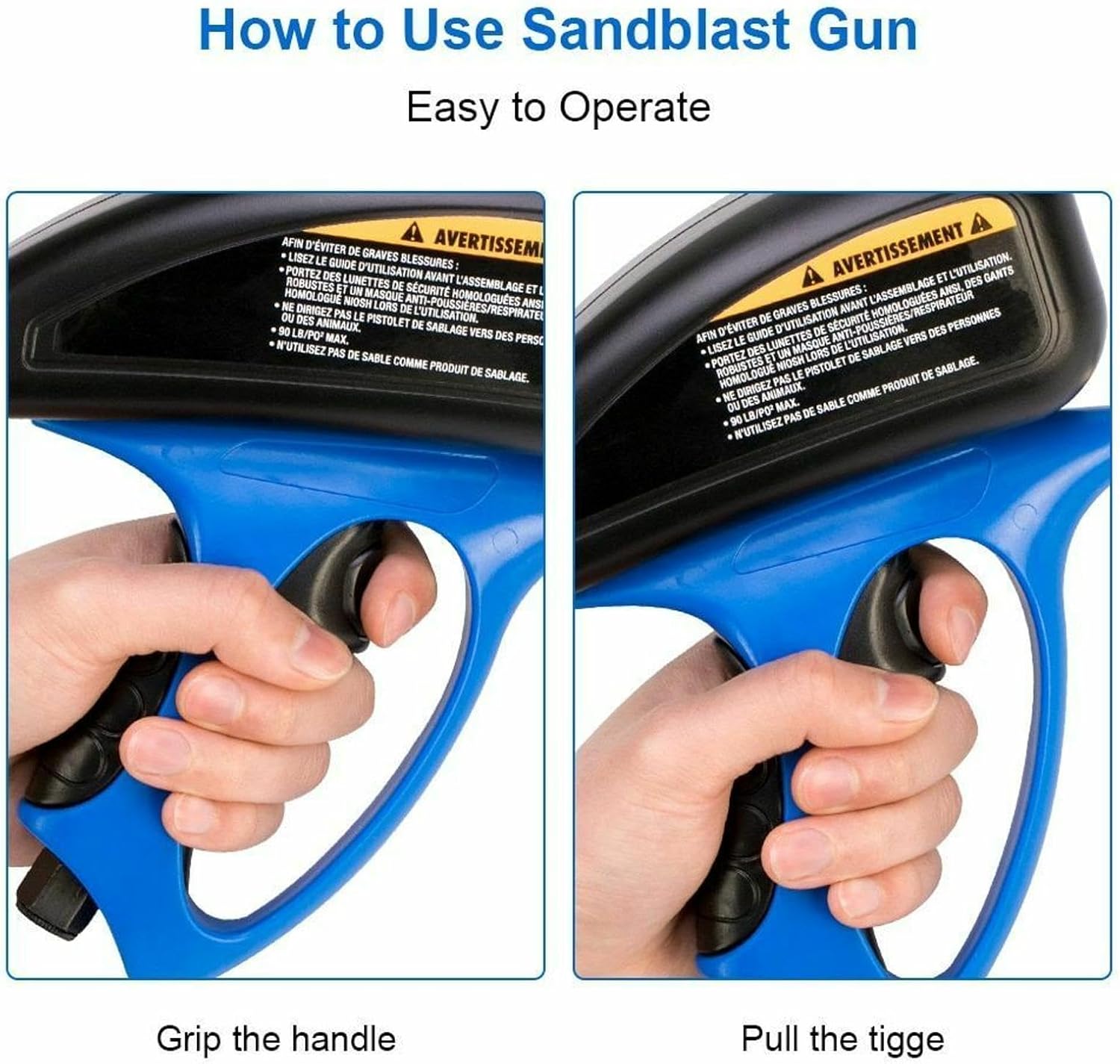 Sand Blaster Airbrush Portable Sandblast Abrasive Blasting Machine YUBJIANG