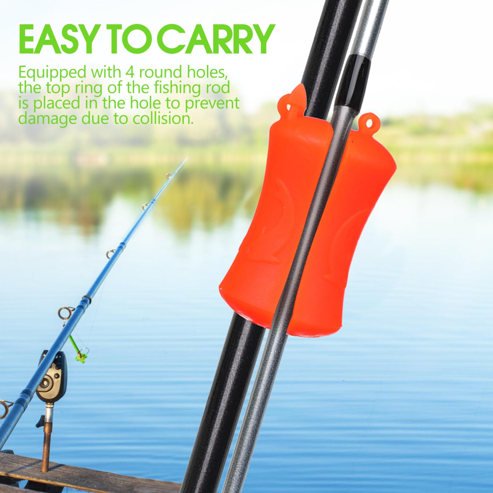 CLISPEED 12pcs Fishing Tackle Tie TPR Stretchy Rod Tie Anti- Fishing Rod  Ball Skinny Tie Pole Wrap Binding Tight Rod Holder Fishing Accessories for Fishing  Rod : Amazon.in: Sports, Fitness & Outdoors