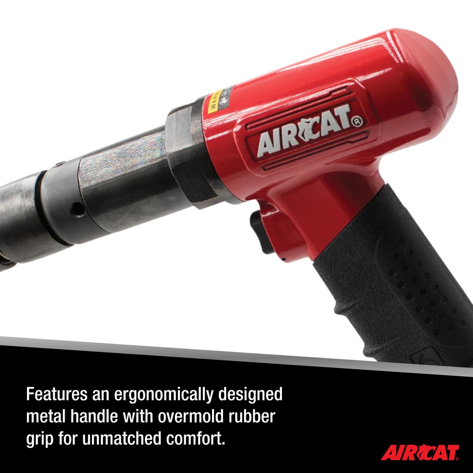 AIRCAT Pneumatic Tools .401" Shank Super Duty Air Hammer, 2,500 BPM, Multi - Image 3
