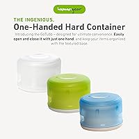 Vista 2 de Humangear GoTubb – Recipientes de almacenamiento para aperitivos, artículos pequeños esenciales y equipo de viaje, hechos de materiales seguros