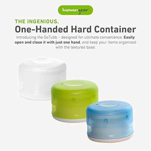 Miniatura 2 de humangear GoTubb - Contenedores de almacenamiento para aperitivos, artículos esenciales pequeños y equipo de viaje, hechos de materiales seguros