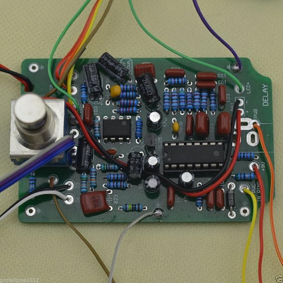 DIY Delay Guitar Effect Pedal All Kits With1590B And 3PDT 9PIN Switch