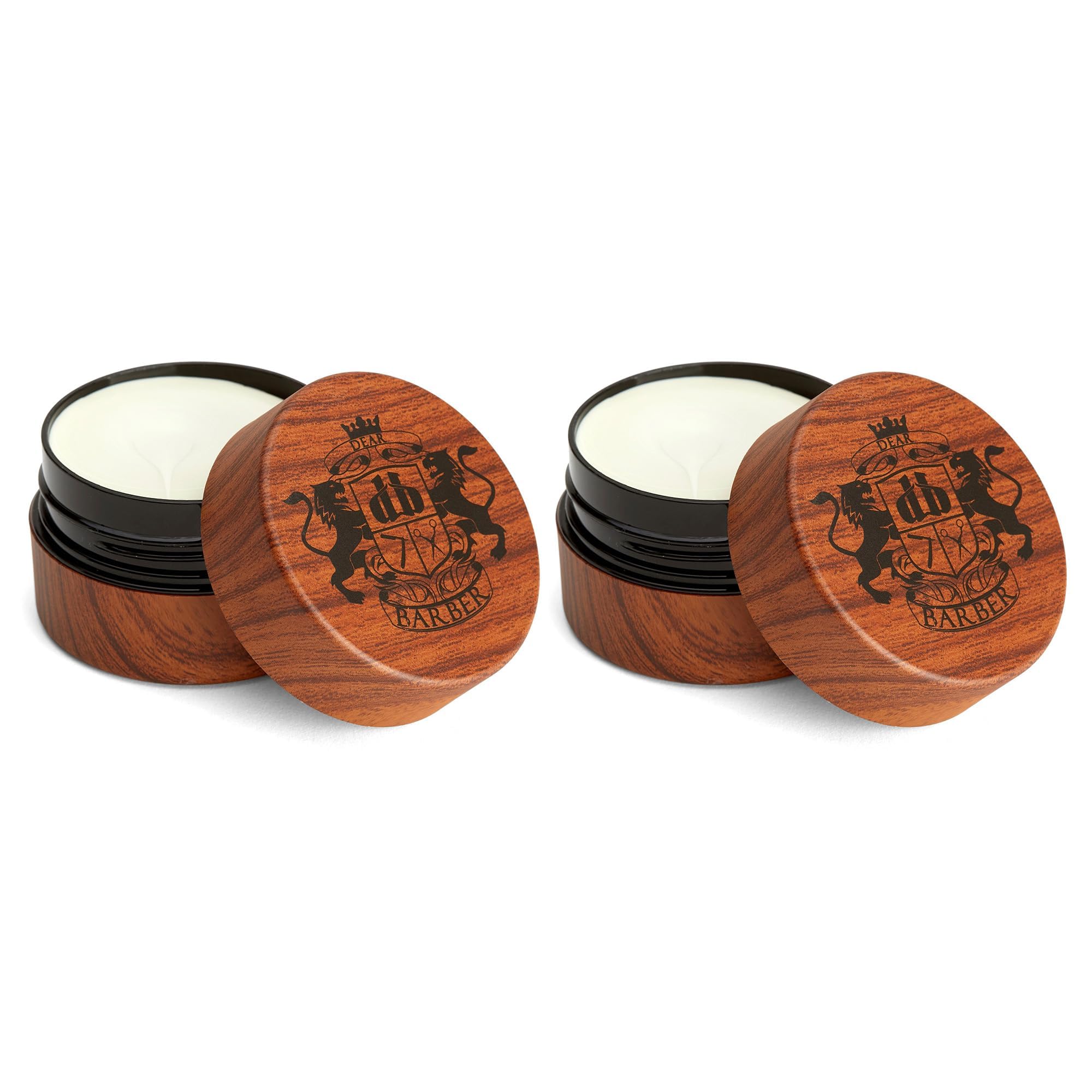 Dear Barber Mens Hair Styling Mattifier Hair Wax, Long Lasting Flexible Hold For Thickening Matte Hairstyle 3.38 fl oz DUO Pack