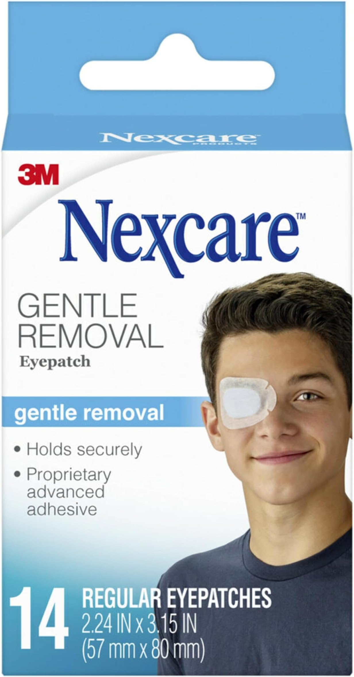 Nexcare Gentle Removal Eye Patch, Regular Size