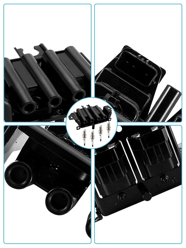 TAUTOY 1PC UF343 Ignition Coil Pack & 4PCS Spark Plugs (1.8L ONLY) by TAUTOY - Used condition - Image 3