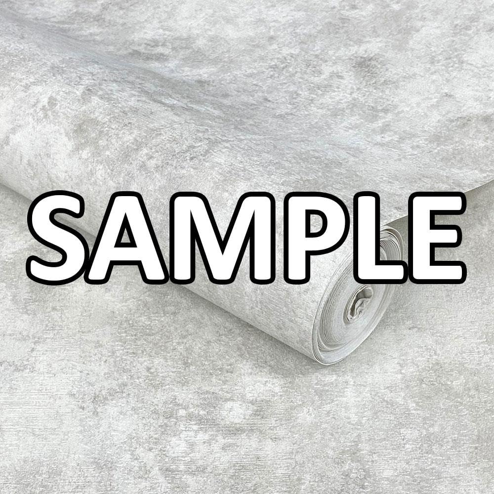 World of Wallpaper Luxe Collection Concrete Sample - Heavyweight Vinyl Modern Wallpaper for Living Room & Bedroom - Decorative Luxury Greige/Silver