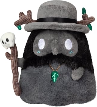 قابلة للسحق - سلسلة Alter Egos 6 Druid Plague Doctor - مجموعة Alter Ego - 6 بوصات - لعبة ناعمة قابلة للتجميع - حيوان محشو - فاصوليا