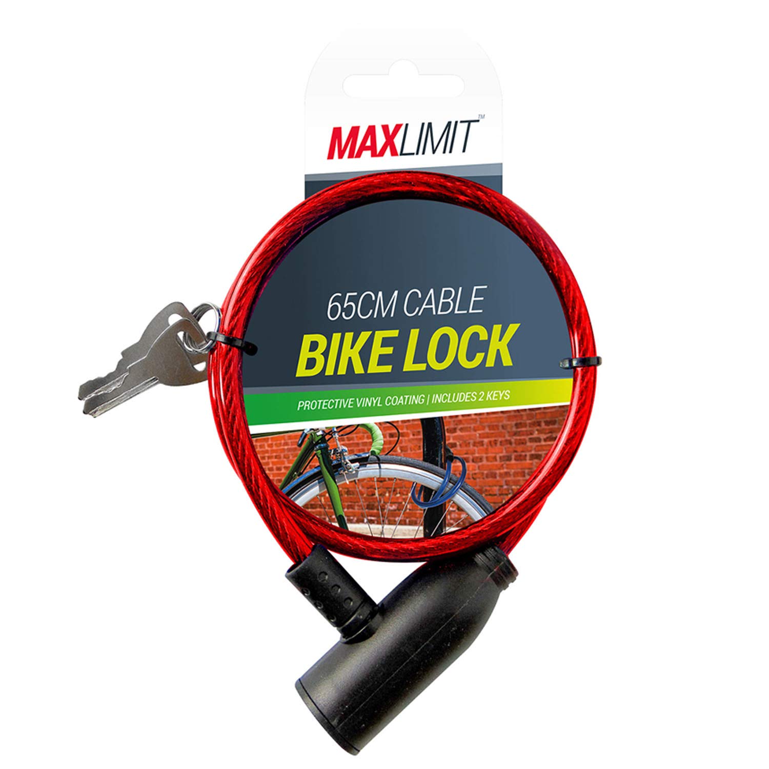 Antivol Vélo BiKase MAX Pour électrique - Câble Double Boulon - NEUF (boîte Ouverte)