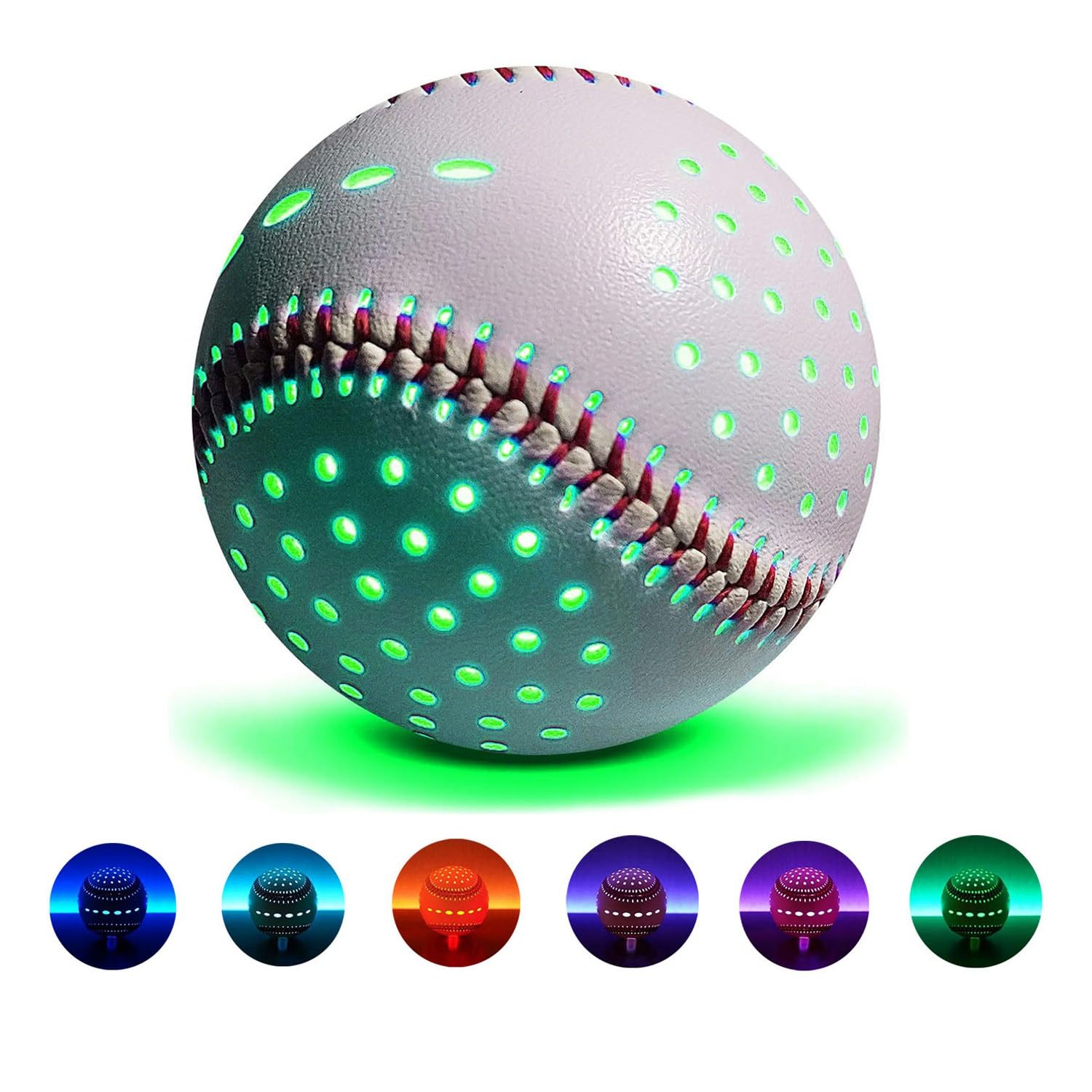 Beleuchteter Baseball-Wurfübungs-Baseball für Sportliche Familienunterhaltung