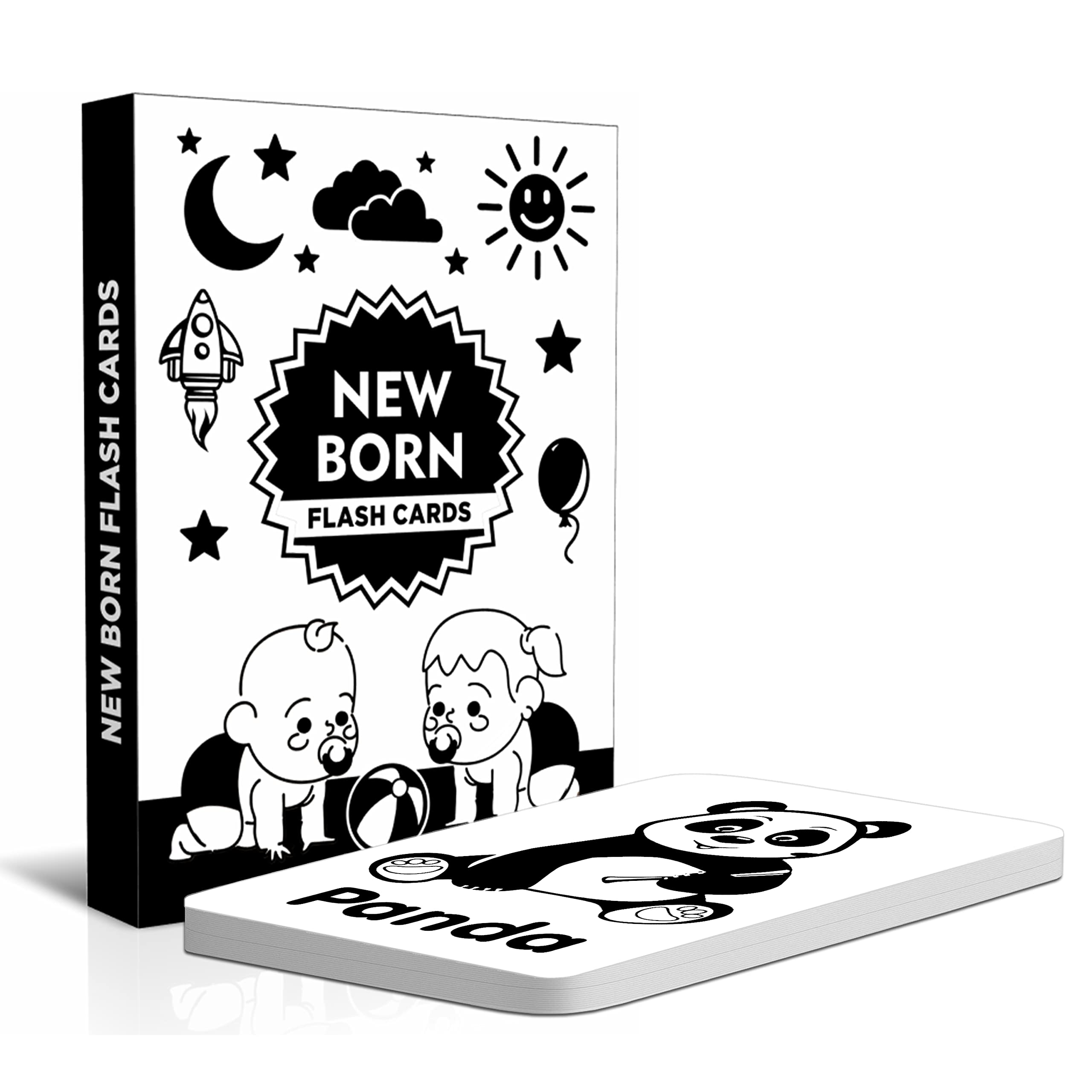 Twinster Flash Cards for New Born Baby, Babies 0, 3, 6 to 12 Months, (32 Pictures - 16 Cards), HIGH Contrast, for Visual Stimulation, Best for Infants Mind Growth (B0CF9F8W2H) Amazon Price History, Amazon Price Tracker