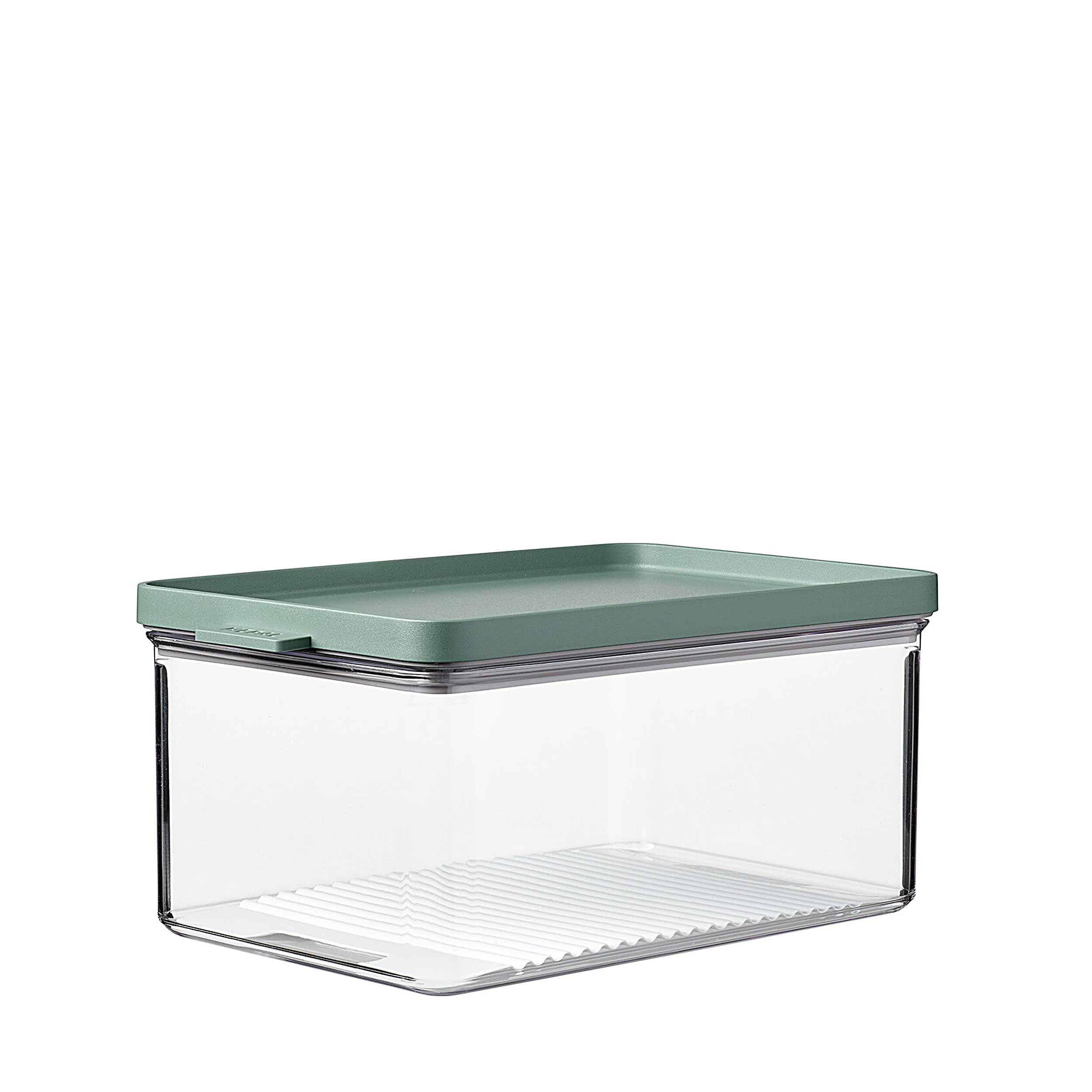 Mepal Nordic Sage Cheese Storage Box - Airtight Fridge Container With Anti-Condensation Insert - Freshness Storage For Various Cheeses - 2000 Ml