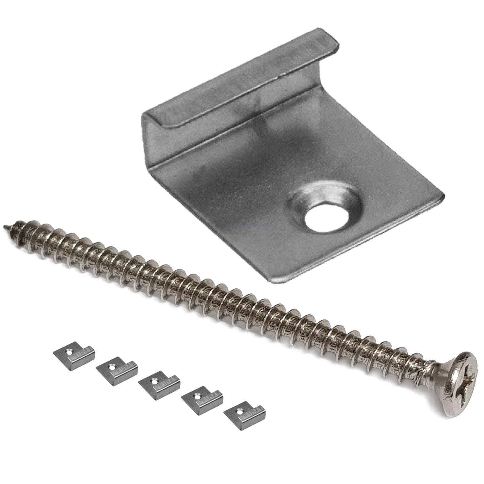 5 x Starter Clip Composite Decking Fixing Starter Clip for Hollow Composite Deckboards