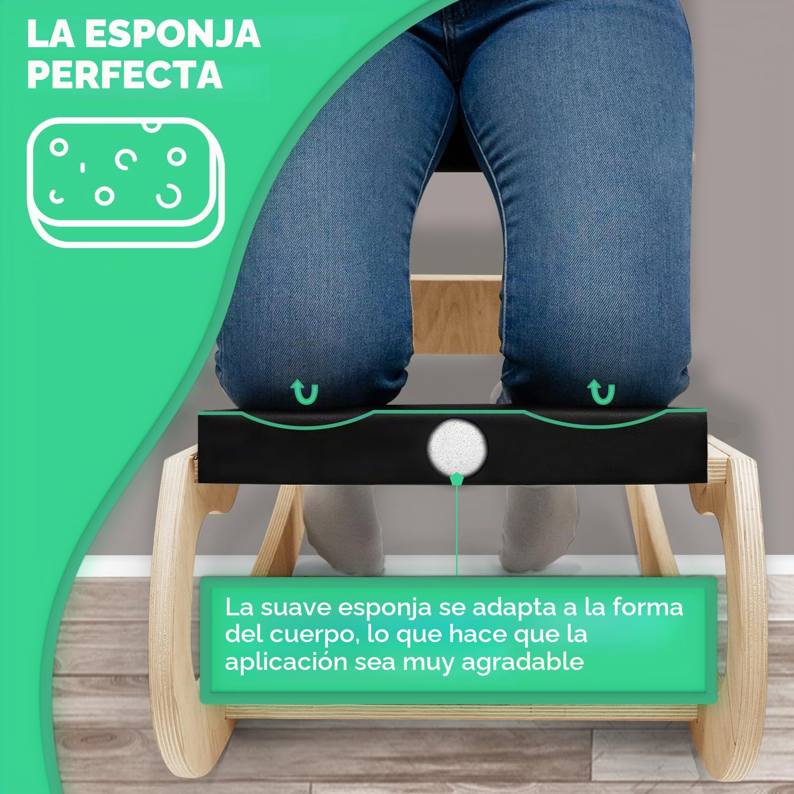 Silla ergonómica para rodillas y mecedora: mejora tu postura en casa y en la oficina