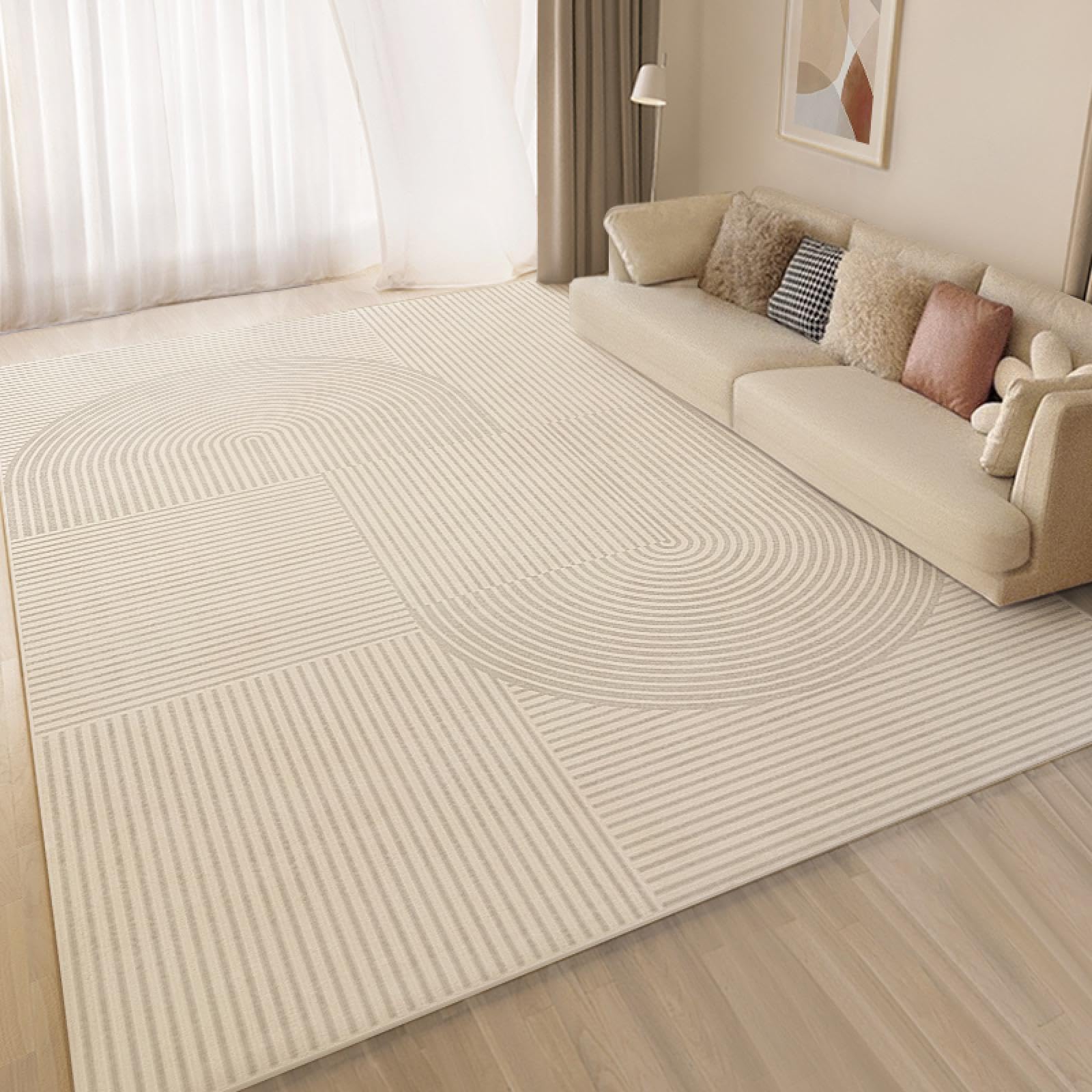 Tapis rétro pour salon d'exception et entrée vintage FLR-CGY-5