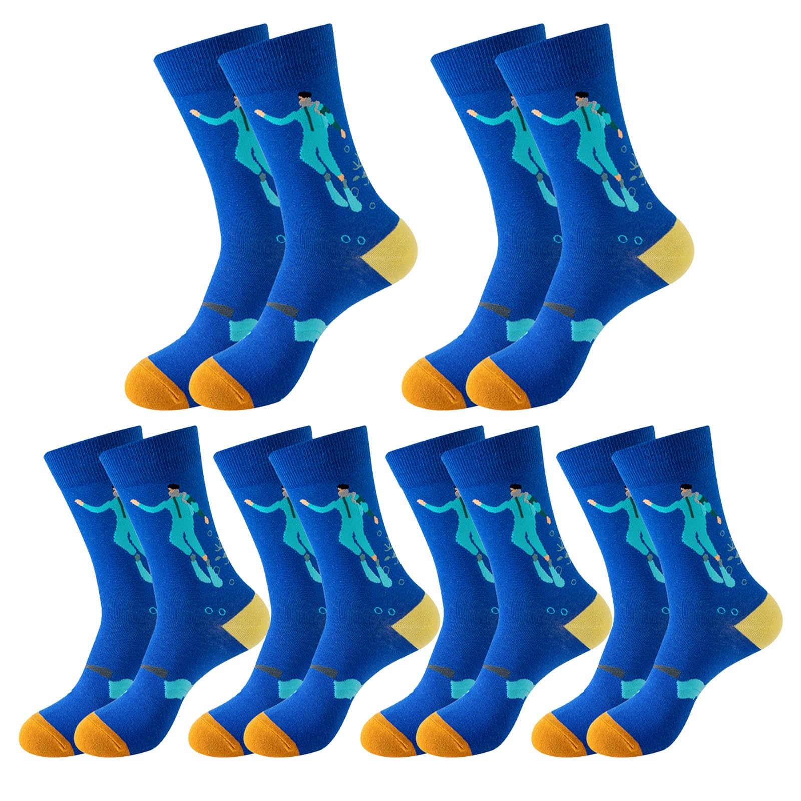 Chaussettes amusantes homme et femme lot de 20 paires C-1 respirantes