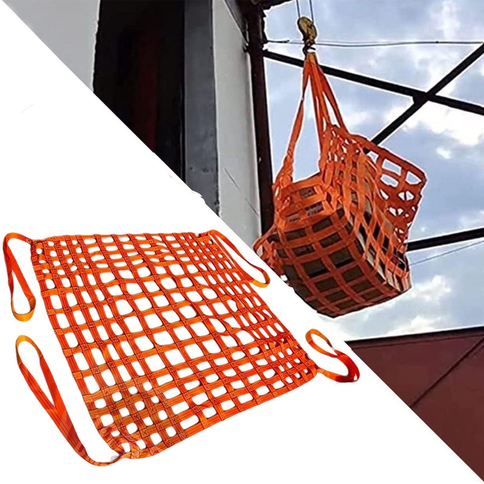 Elastisches Gepäcknetz, Polyester, flach, Hebenetz, dekorative Zäune, Sicherheitsnetz, Kletternetz, Treppenschutznetz, quadratisches Netz, reißfest, Cargo-Hebebeutel