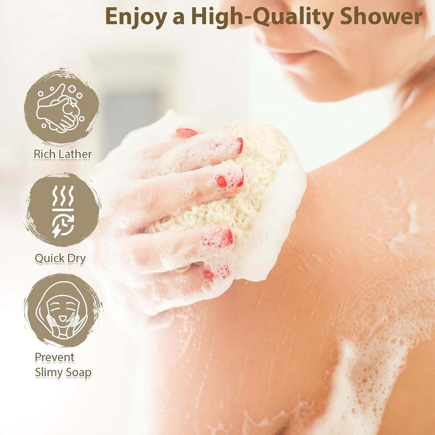 200 Pcs Sisal Soap Saver Bag with Drawstring, Plastic-Free Soap Saver Bags Reusable& Natural Bubble Exfoliating Pouch for Bath & Shower, Zero Waste Mesh Bag for Foaming & Drying Soaps