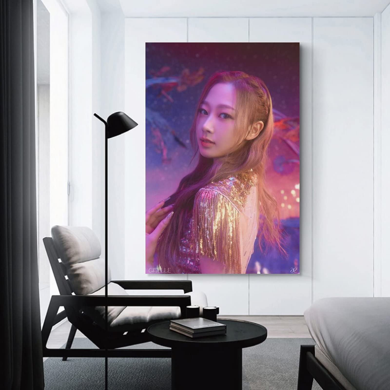 Giselle Aespa Black Mamba Fashion Modern Poster Art Paintings on