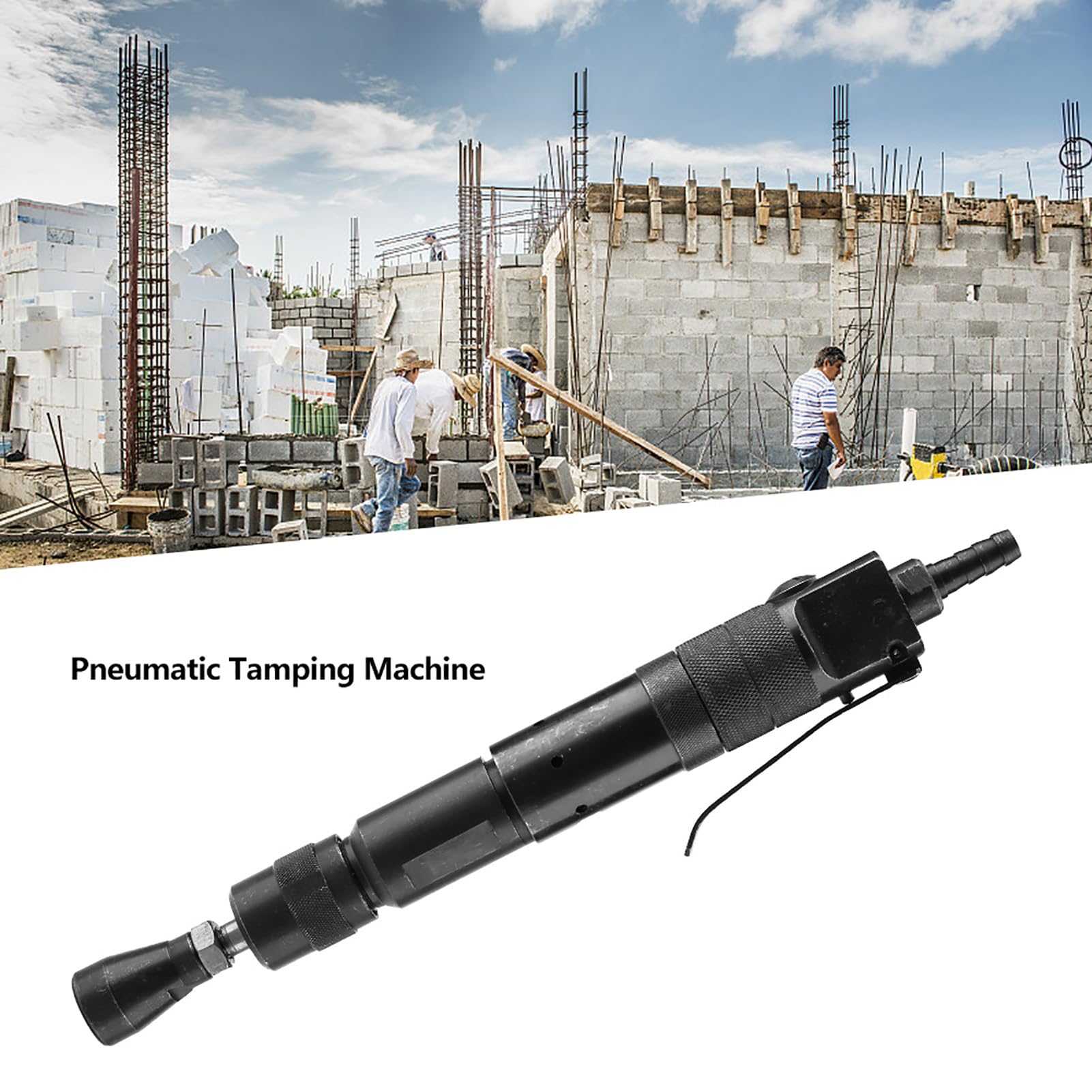 Hyuduo D3 Martello Costipatore Pneumatico Ad Alta Frequenza di Impatto con Frequenza di Impatto 900Hz per Riempimento di Fondazioni Manutenzione Stradale Compattazione di Sabbia della Terra