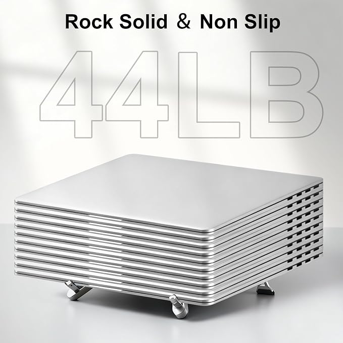 Soporte para portátil ajustable y plegable de aluminio miniatura 7