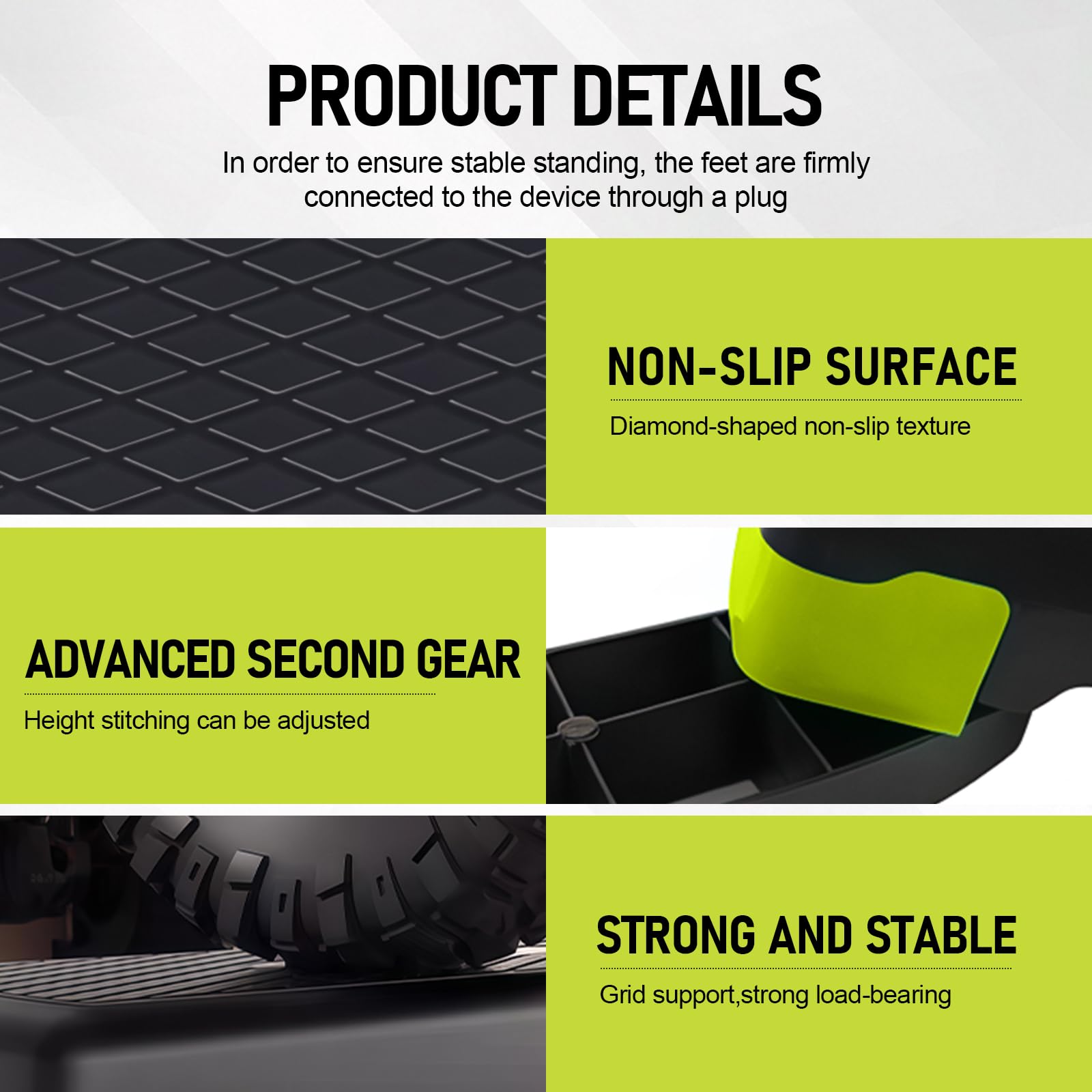 Stepper Fitness para Casa,Step Antideslizante Ideal para Ejercicios Aeróbicos y Fitness