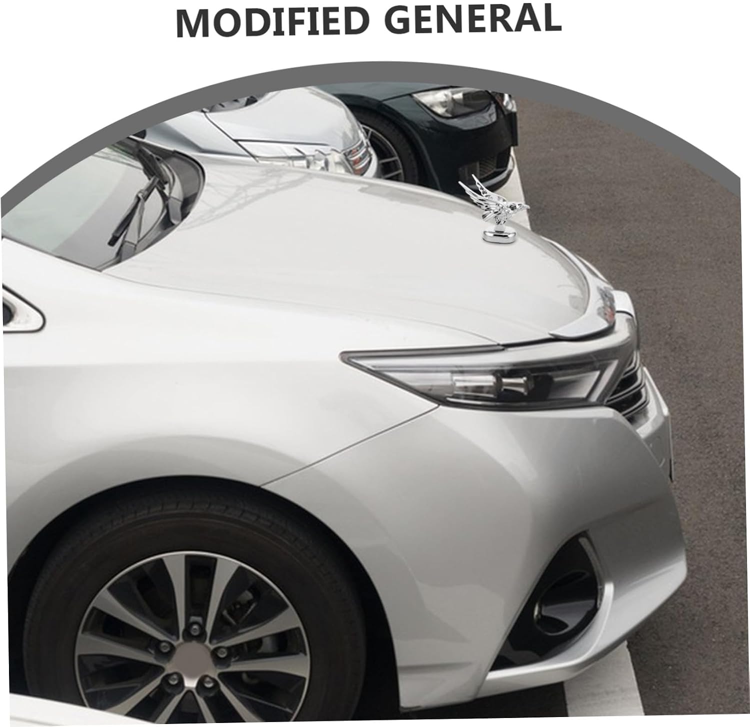 Plastic Truck Hood Ornament Eagle Car Engine Hood Decoration Fit Durable Stylish Exterior Sticker Easy Installation
