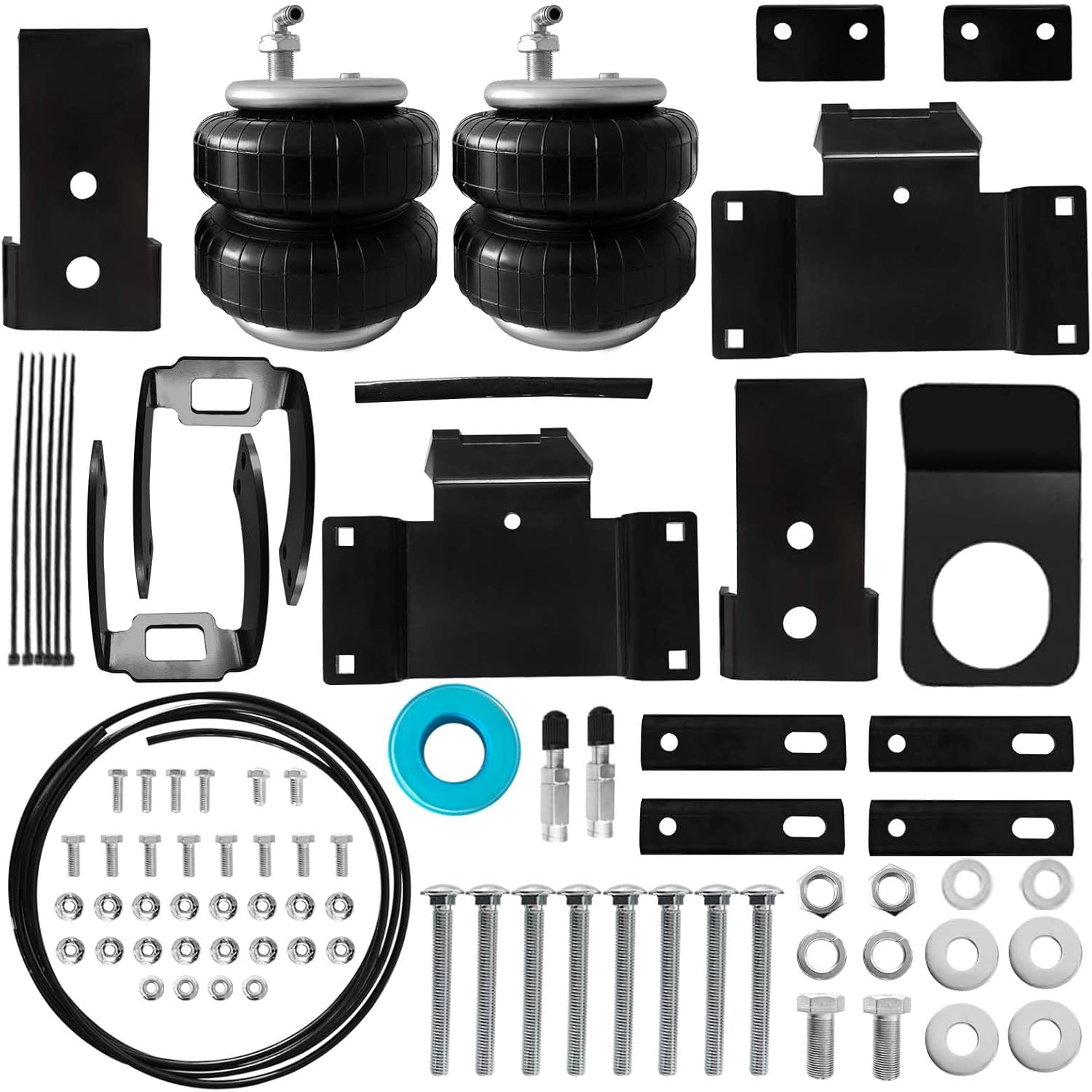 Air Spring Bag Suspension Kit Compatible with 05-23 Tacoma Prerunner 2WD, Tacoma 4WD OEM Replace Firestone Ride-Rite 2407 W21-760-2407 TR2407 Rubber Helper Suspension Kit LoadLifter 5000