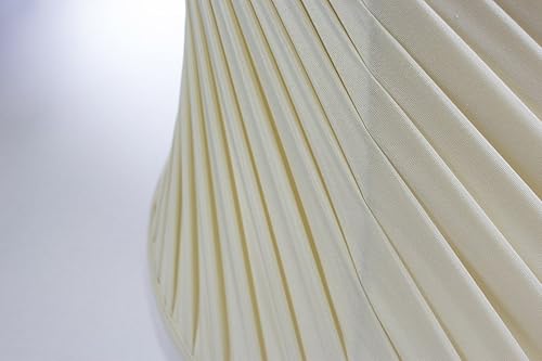 Miniatura 5 de Pantalla de lámpara de campana giratoria de tela de seda de cáscara de huevo 8x16x12